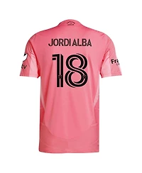 Adidas Men's Jordi Alba Light Pink Inter Miami Cf 2025 Euforia Authentic Player Jersey