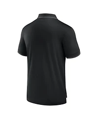 Fanatics Men's Black Tampa Bay Lightning Front Office Pique Polo Shirt