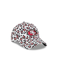 New Era Women's White San Francisco 49ers Active Leopard 9TWENTY Adjustable Hat