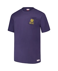 Mitchell & Ness Men's Navy Notre Dame Fighting Irish Big Tall Fade Away Premium T-Shirt