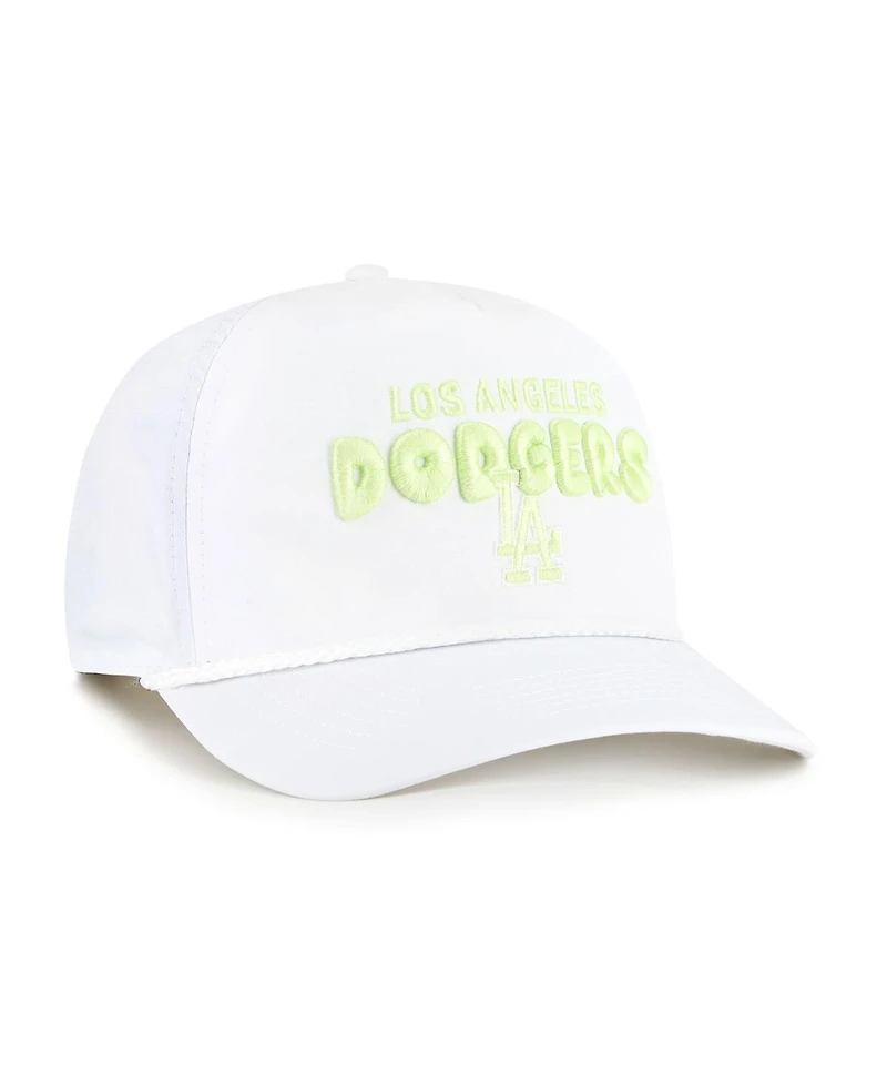 '47 Brand Women's White Los Angeles Dodgers Bright Side Adjustable Hitch Hat