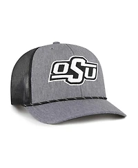 '47 Brand Men's Gray Oklahoma State Cowboys Carbon Rope Adjustable Hat