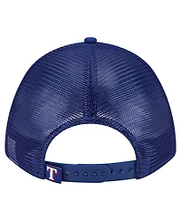 New Era Men's Royal Texas Rangers Minimalist 9FORTY A-Frame Adjustable Hat