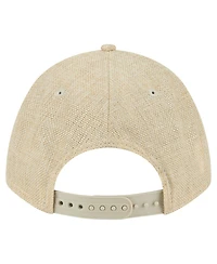 New Era Men's Beige Chicago White Sox Cotton Weave M-Crown A-Frame 9FORTY Adjustable Hat