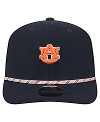New Era Men's Navy Auburn Tigers Game Day Multi-Rope 9SEVENTY Stretch-Snap Hat