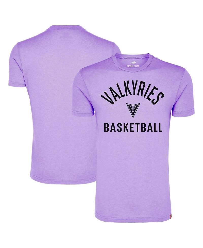 Sportiqe Men's and Women's Violet Golden State Valkyries Super-Soft Comfy Tri-Blend T-Shirt