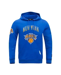Pro Standard Men's Blue New York Knicks 2024/25 City Edition Pullover Hoodie