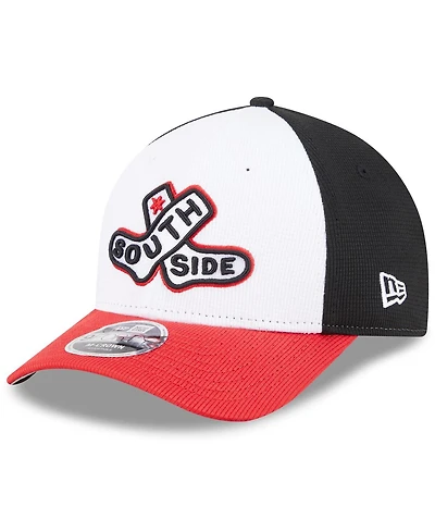 New Era Men's White/Red Chicago White Sox 2025 City Connect Batting Practice 9FORTY M-Crown Adjustable Hat