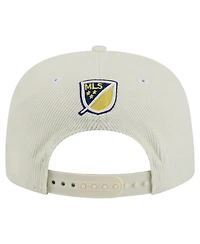New Era Men's Cream Nashville Sc 2025 Kickoff Snapback Golfer Hat