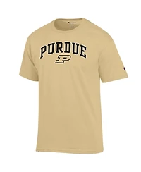 Champion Men's Gold Purdue Boilermakers Arch Over Logo T-Shirt