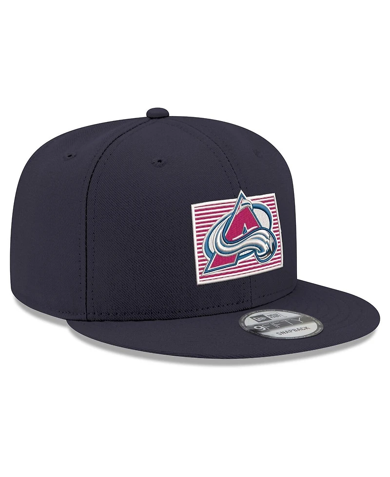 New Era Men's Navy Colorado Avalanche State Pride 9FIFTY Snapback Hat