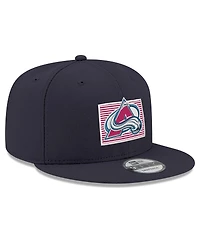 New Era Men's Navy Colorado Avalanche State Pride 9FIFTY Snapback Hat