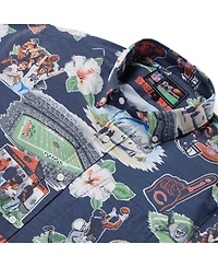 Reyn Spooner Men's Navy Chicago Bears Scenic Button-Down Shirt