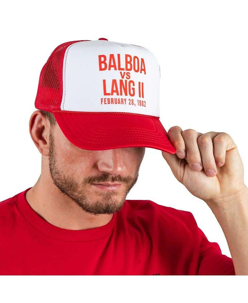 Contenders Clothing Men's and Women's Red Rocky The Pride The Pain Trucker Adjustable Hat