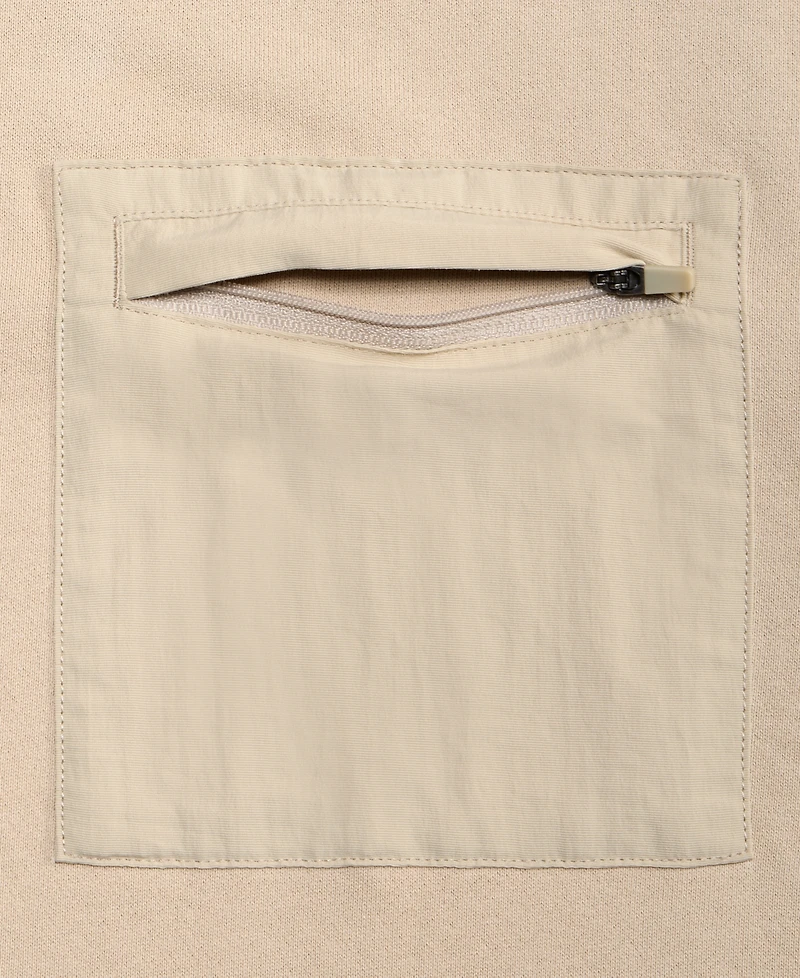 Mode of One Men's Mixed Relaxed-Fit French Terry Pocket T-Shirt, Macy's Exclusive