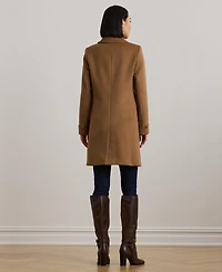 Lauren Ralph Petite Notched-Collar Walker Coat