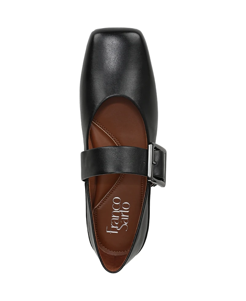 Franco Sarto Women's Oakes Square Toe Ballerina Flats