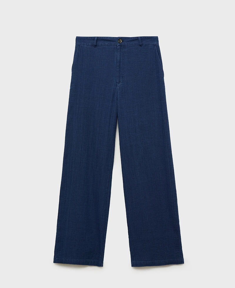 Mango Women's High-Waisted Soft Denim Jeans