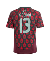 Adidas Big Boys and Girls Guillermo Ochoa Burgundy Mexico National Team 2024 Home Replica Player Jersey