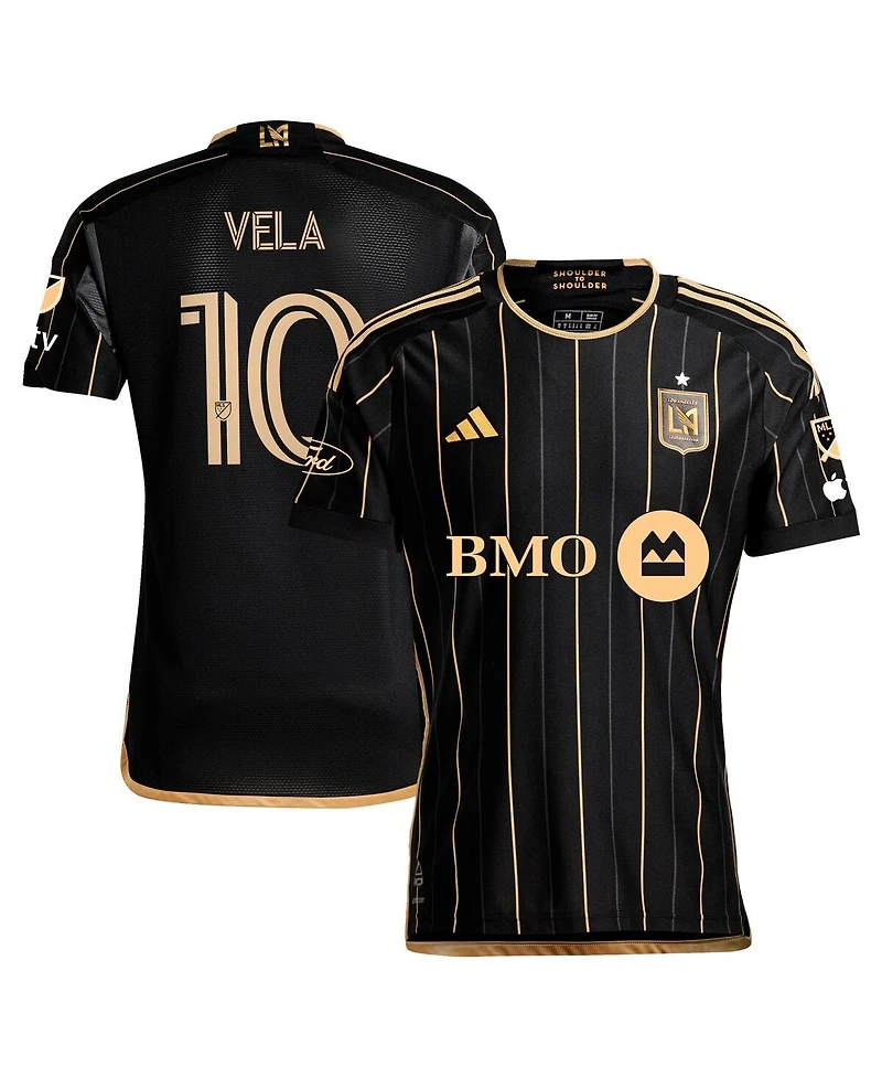 Adidas Men's Carlos Vela Black Lafc 2024 Primary Authentic Player Jersey