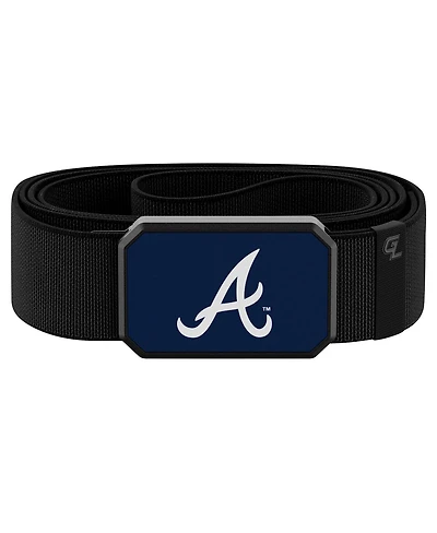 Groove Life Black Atlanta Braves Belt with Team Color Buckle Belt