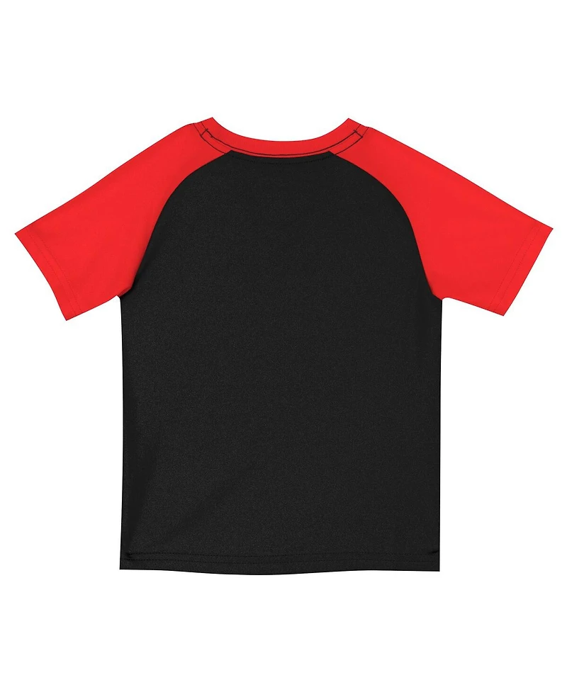 Nike Little Boys and Girls 2-Piece Black/Red Chicago White Sox 2025 City Connect T-Shirt Shorts Set