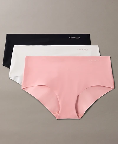Calvin Klein Women's Invisibles 3-Pack Hipster Underwear QD3559