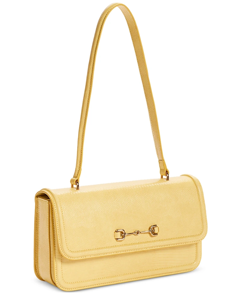 Sam Edelman Loraine Embossed Lizard Flap Shoulder Bag