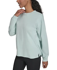 Calvin Klein Performance Women's Long-Sleeve Crewneck T-Shirt