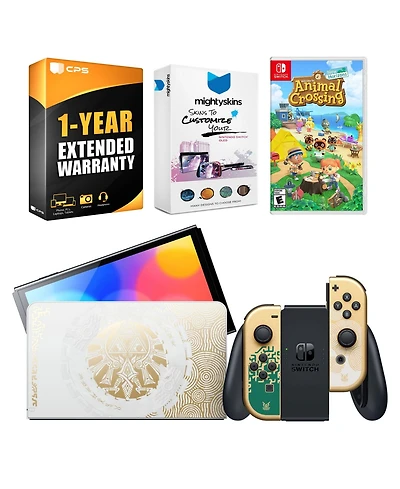 Nintendo Switch Oled Legend of Zelda: Tears of the Kingdom Edition with Animal Crossing: New Horizons