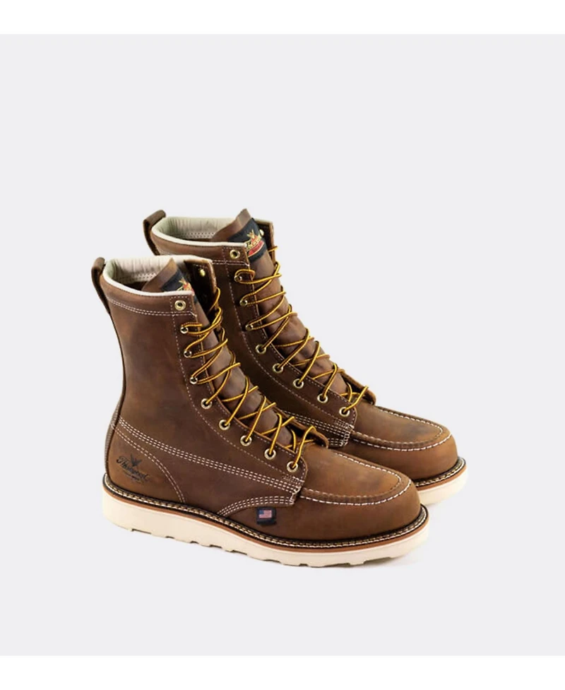 Thorogood Men's1957 Series Waterproof Safety Toe 8" Moc Work Boots for Men