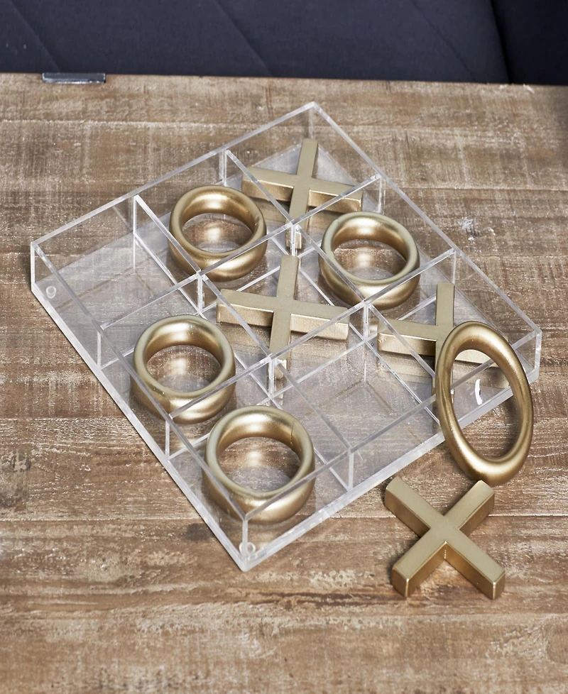 Rosemary Lane Glam Acrylic Game Set, 5"