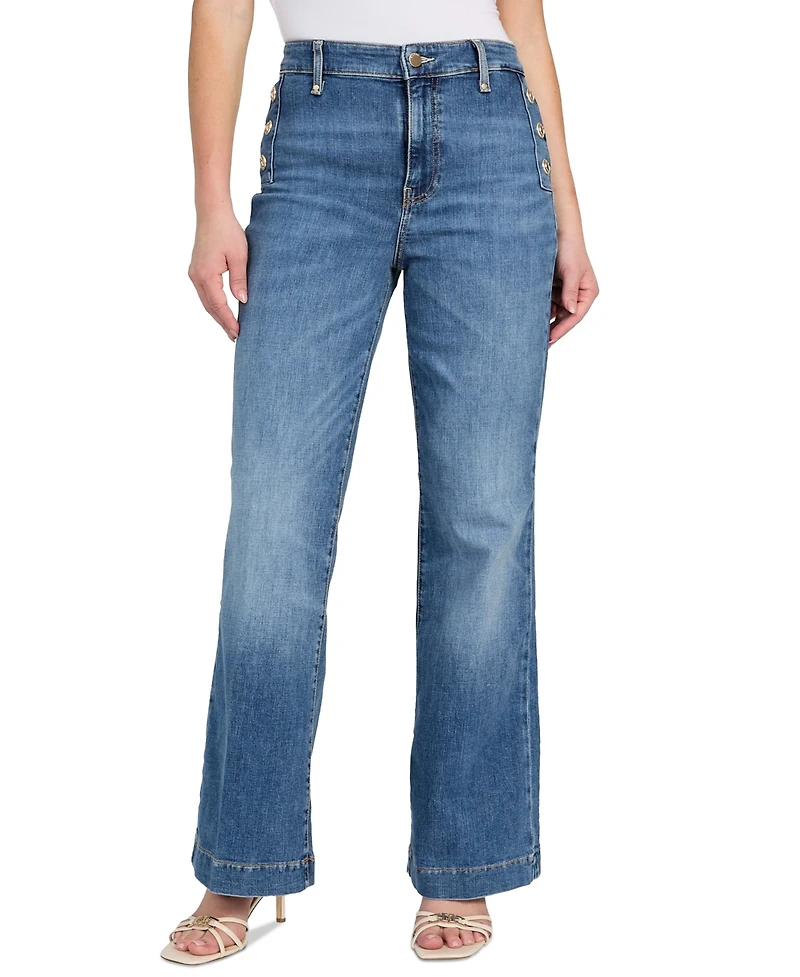 Guess Women's Faye High Rise Flare Jeans