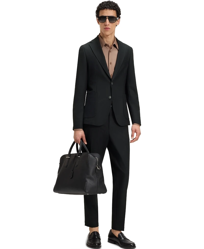 Boss by Hugo Men's Stretch Fabric Tapered-Fit Pants