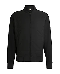 Boss by Hugo Men's Cotton-Blend Zip-Up Padded Jacket
