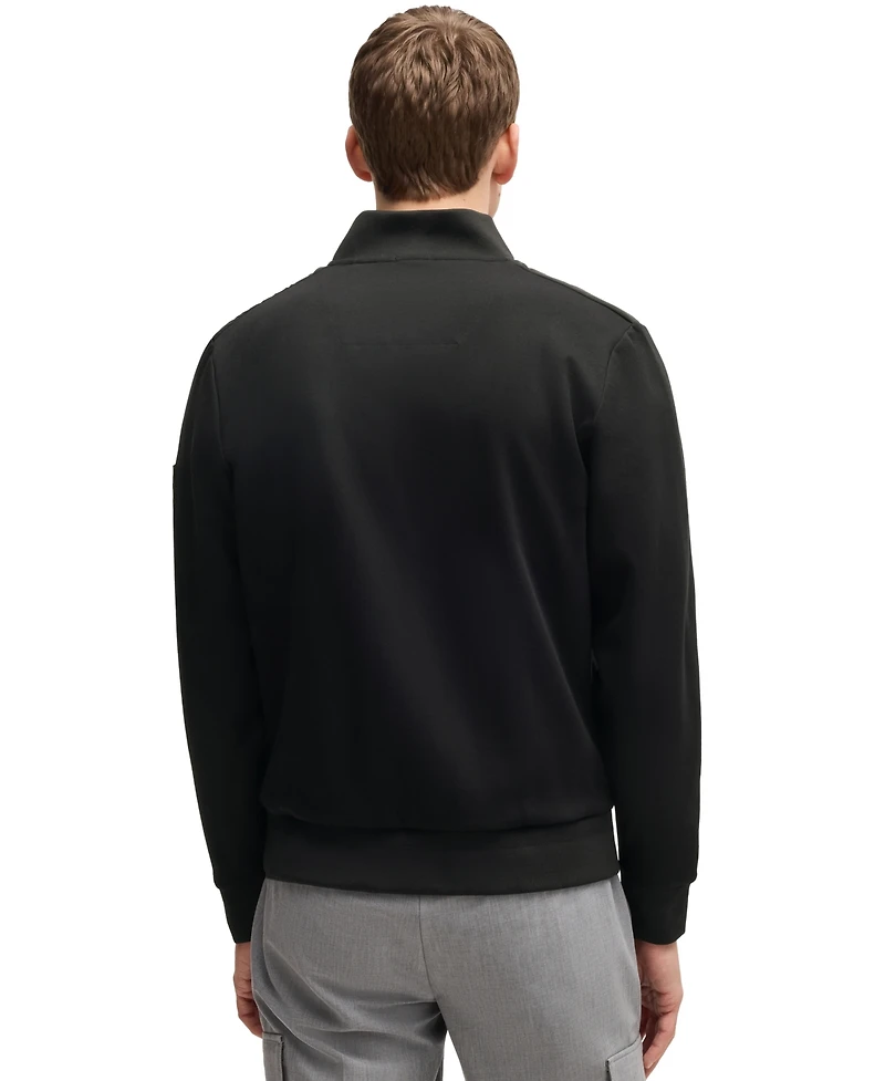 Boss by Hugo Men's Cotton-Blend Zip-Up Padded Jacket