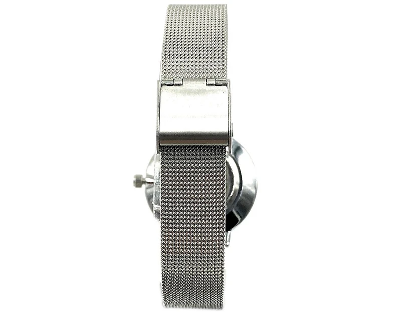 Peugeot Women's 30mm Blue Sleek Stainless Steel Mesh Band Watch