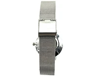 Peugeot Women's 30mm Blue Sleek Stainless Steel Mesh Band Watch