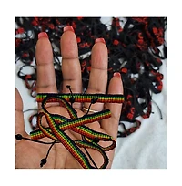 Conservation Pride & Purpose Hand Beaded Bracelet, Rainbow of Maasai Glass Beads