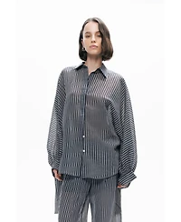 Nocturne Women's Shirt with Tie Sleeve Detail