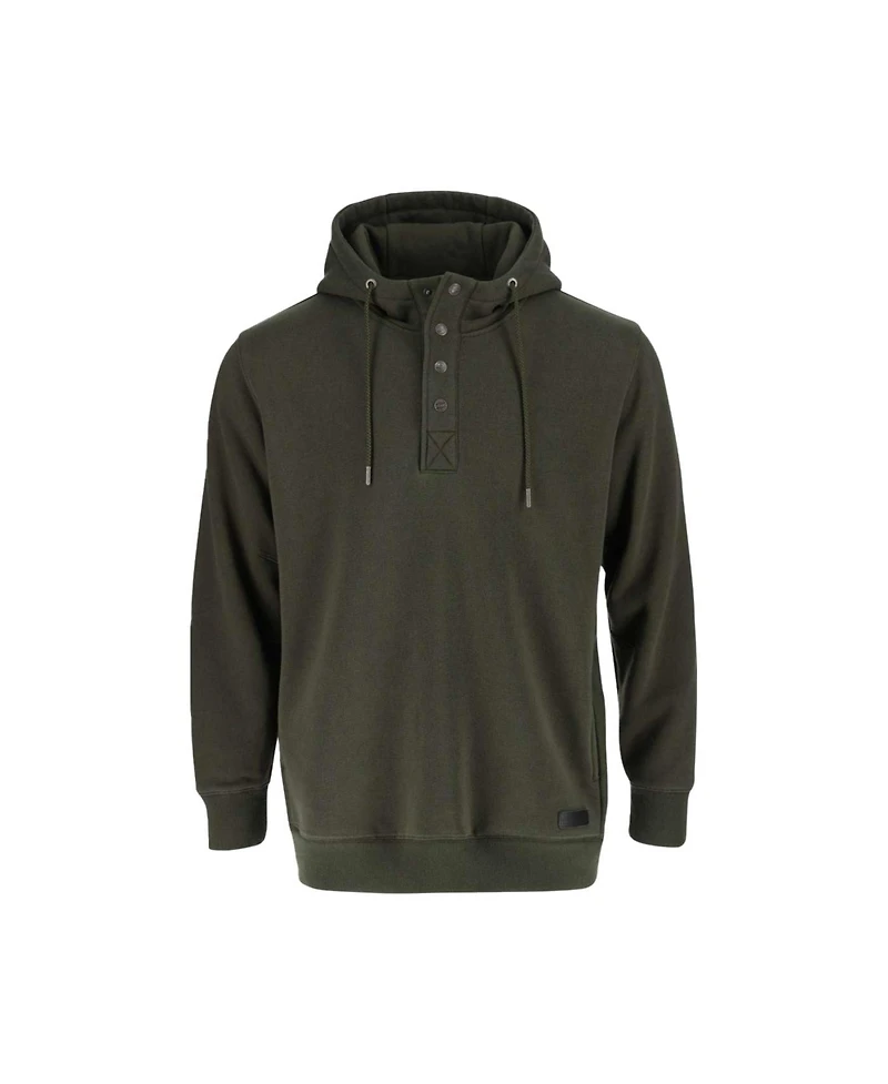 Thorogood Men's Quarter Snap Hoodie, Heavyweight Pullover Workwear Sweatshirt