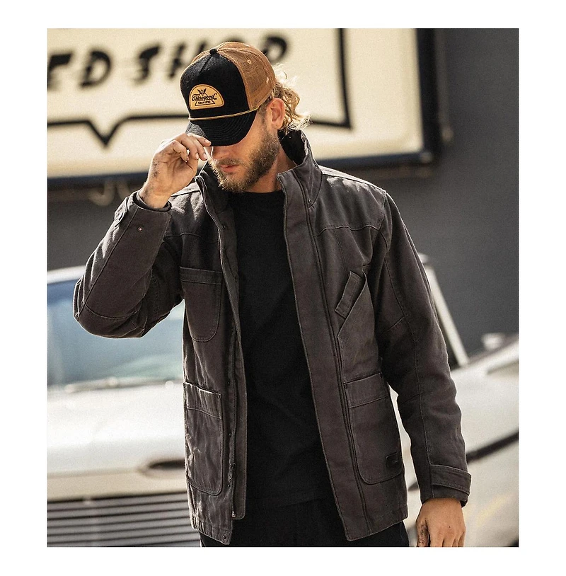 Thorogood Big & Tall Iron River Heavyweight Stone Washed Canvas Insulated Jacket