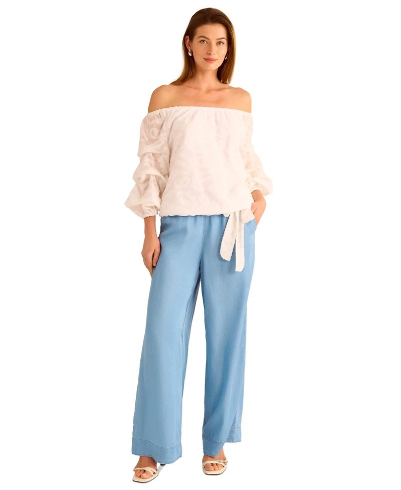 Vince Camuto Women's Drawstring Wide-Leg Pants