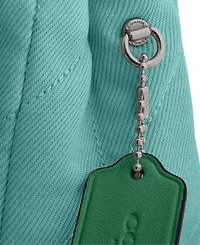 Coach Quilted Tabby Small Denim Shoulder Bag 20