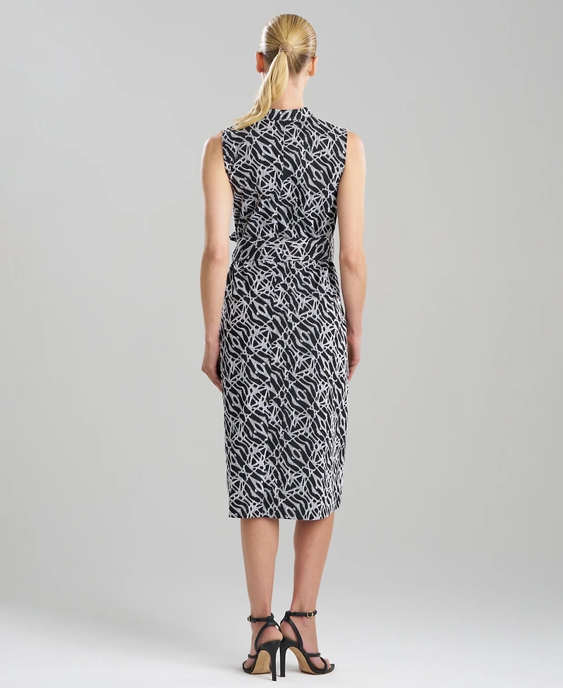 Natori Women's Embroidered Cotton A-Line Dress