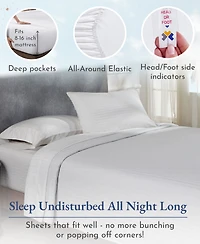 Soft Cotton Sheet Set - 400 Thread Count 100% Cotton Sateen