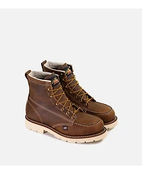 Thorogood Men's American Heritage 6" Steel Toe Work Boots for Men