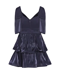 City Chic Plus Betty Ruffle Mini Dress