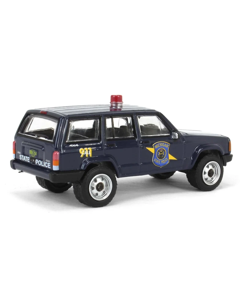 1/64 2001 Jeep Cherokee, Michigan State Police, Hot Pursuit Series