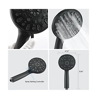 Rainsken Shower System with Tub Spout Rain Shower Tub Set
